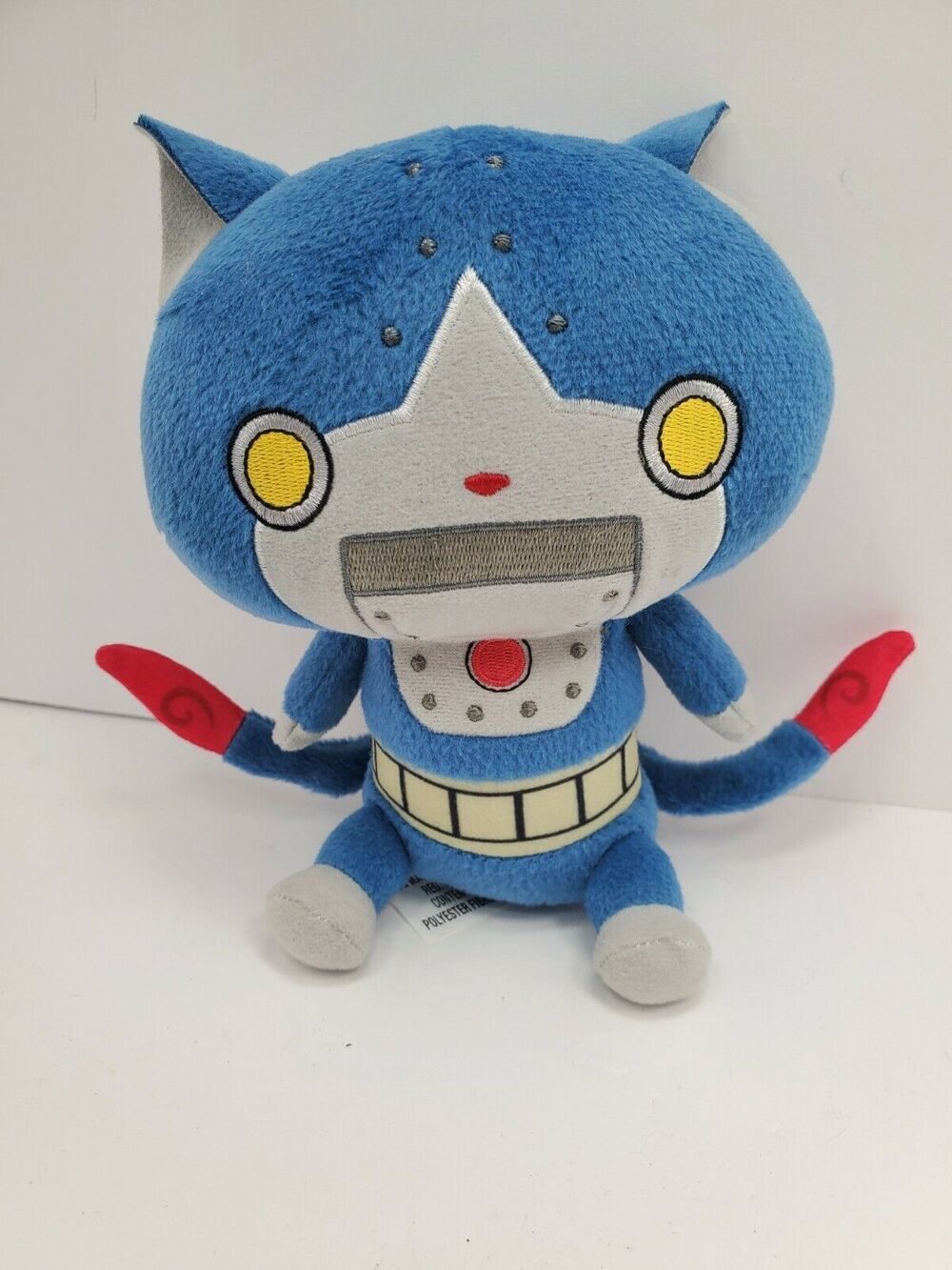 YO-KAI Yokai Watch Robonyan 7” Plush Animal Robot Cat Two Tails Anime Manga